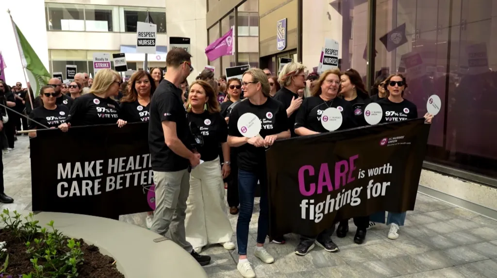 B.C. nurses vote 98.2% in favour of strike: ‘This vote is a defining moment’