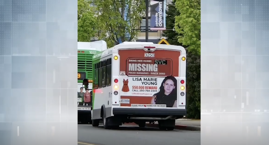 Bus ads for missing Lisa Marie Young roll out in Nanaimo