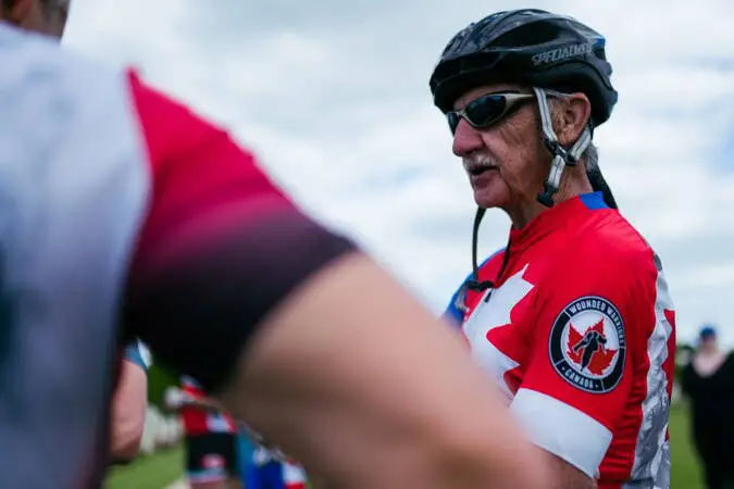 Wounded Warriors of Okanagan cycle Canada