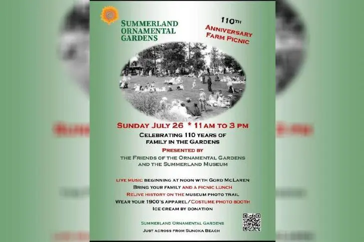 Picnic like the 1900s to celebrate 110 years of Summerland Ornamental Gardens