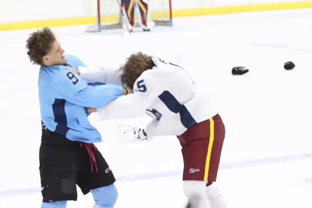 Gloves drop at Day 2 of Penticton Vees training camp